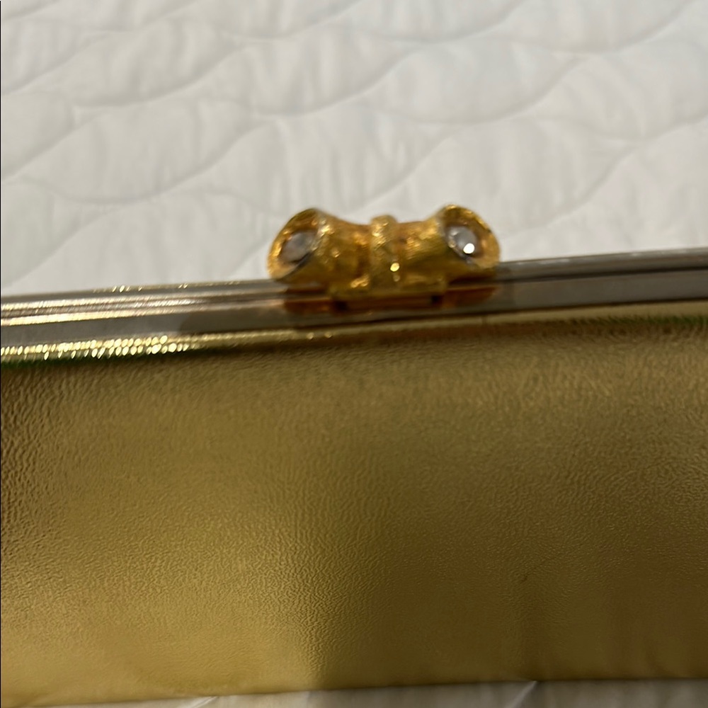 Vintage Gold Convertible Clutch Bag - Picture 3 of 7
